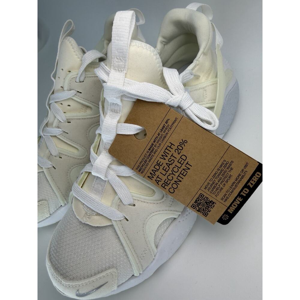 NEW NIKE AIR HUARACHE CRAFT Summit White Sneakers DQ8031 WMNS SZ 10/MEN'S SZ 8.5 - Picture 4 of 12